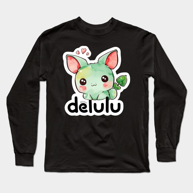 Delulu Kawaii Monster Pals Long Sleeve T-Shirt by MaystarUniverse